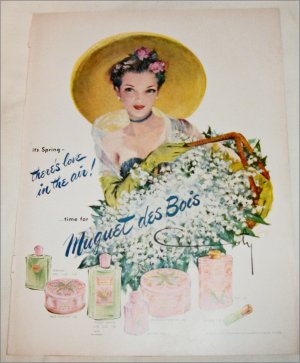 Mueguet des Bois Cosmetics ad