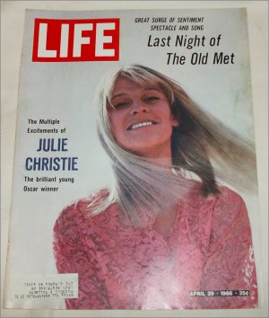 1966 Julie Christie Life Cover