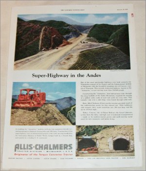 1954 Allis-Chalmers Caterpillar ad