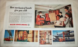 1956 Allis-Chalmers Forktrucks ad