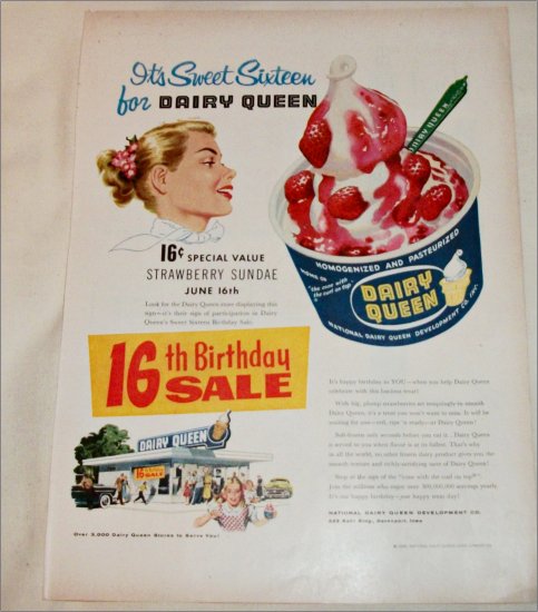 1956 Dairy Queen ad