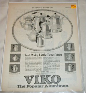 1923 Viko Aluminun Goods ad