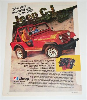 1980 American Motors Jeep CJ ad