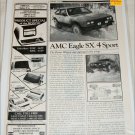 1981 American Motors Eagle SX4 Sport drive report
