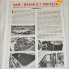 1981 American Motors/Renault article