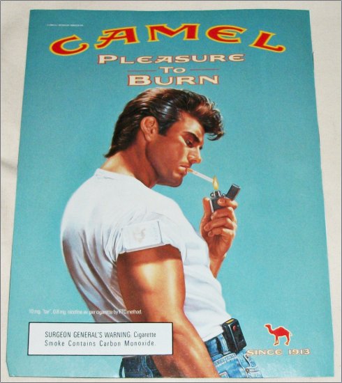 2000 Camel Cigarette Greaser ad