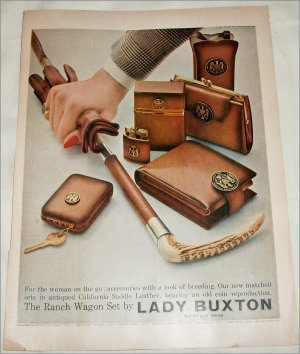 1957 Lady Buxton Ranch Wagon Set ad