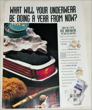 1992 BVD Underwear ad