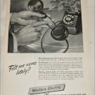 1950 Western Electric Felt Our Name ad