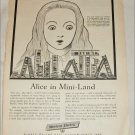 Western Electric Alice in Mini-Land ad