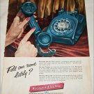 1956 Western Electric Felt Our Name ad