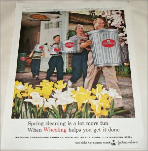 1958 Wheeling Corrugating Company ad