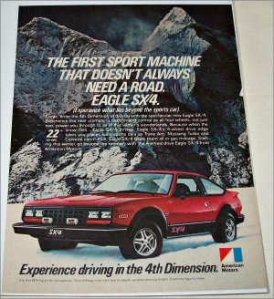 1981 American Motors Eagle SX4 car ad