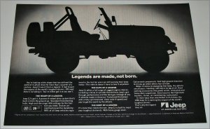 1981 American Motors Jeep CJ ad