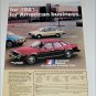 1981 American Motors Lineup car ad