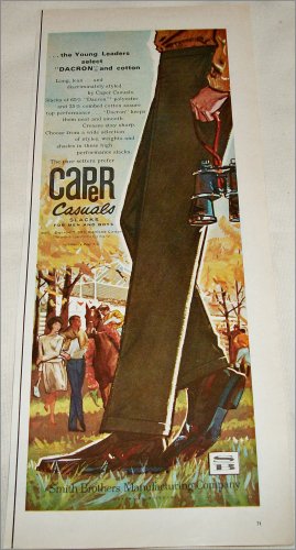 1964 Caper Casuals Slacks ad