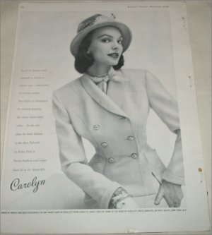 1948 Carolyn Modes ad