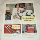 1940 1847 Rogers Brothers Silverplate ad featuring Merle Oberon