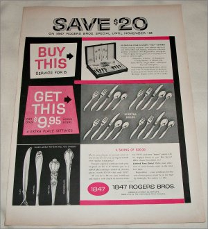1956 1847 Rogers Brothers Silverplate ad