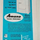 1951 Amana Food Freezer ad