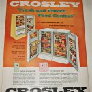 1956 Crosley Shelvador Twins Refrigerators ad