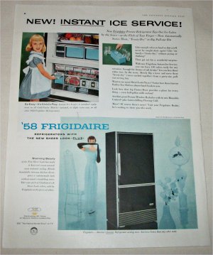 1958 Frigidaire Instant Ice ad