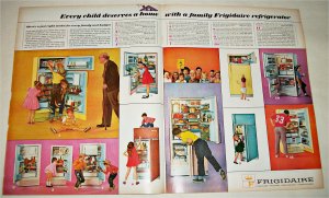 1963 Frigidaire Refrigerators ad
