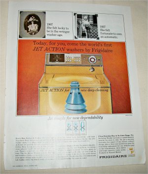 1966 Frigidaire Jet Action Washing Machine ad