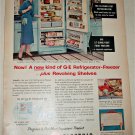 1955 GE Refrigerator Freezer ad