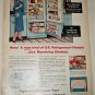 1955 GE Refrigerator Freezer ad
