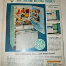 1962 GE Spacemaker Refrigerator Freezer ad