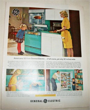 1963 GE Americana Oven ad #1