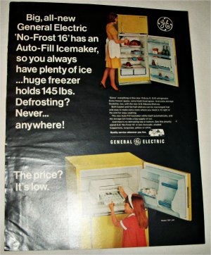 1966 GE Refrigerator ad