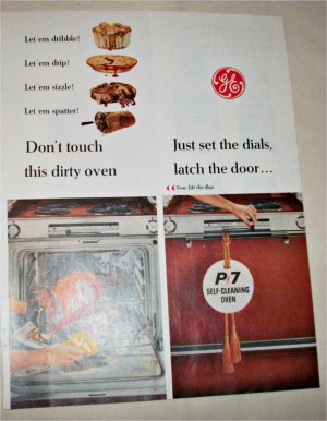 1966 GE P7 Self Cleaning Oven ad