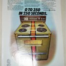 1972 GE 500 XL Electric Range ad