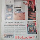 1959 Hotpoint Electric Ranges ad
