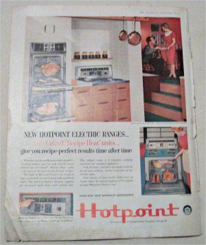 1959 Hotpoint Electric Ranges ad