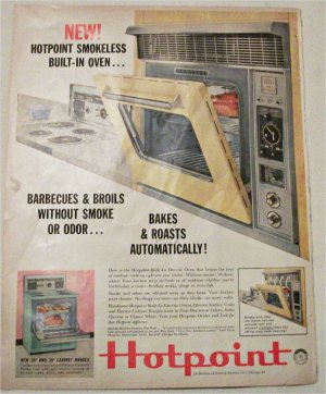 1960 Hotpoint Built-In Electric Ovens ad