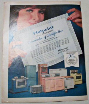 1962 Hotpoint Appliances ad