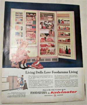 1962 Kelvinator Foodarama Refrigerator ad
