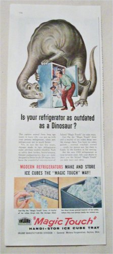 1959 Magic Touch Ice Cube Trays ad