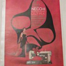 1958 Necchi Supernova Ultra Sewing Machine ad