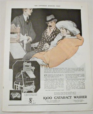 1921 1900 Cataract Washer ad