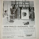 1959 Philco Duomatic Washer Dryer ad