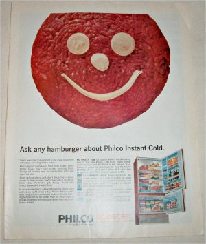 1965 Philco Instant Cold Refrigerator ad