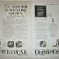 1922 Royal Electric Vacuum Cleaner ad