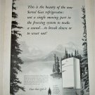 1951 Servel Gas Refrigerator ad