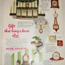 1951 Seth Thomas Clocks ad