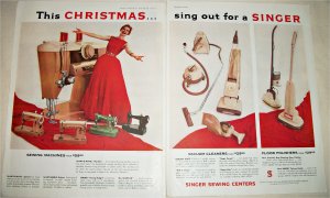1960 Singer Appliances Christmas ad