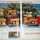 Singer Sewing Machines Christmas ad